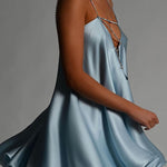 Carrie Diamond Satin Mini Dress