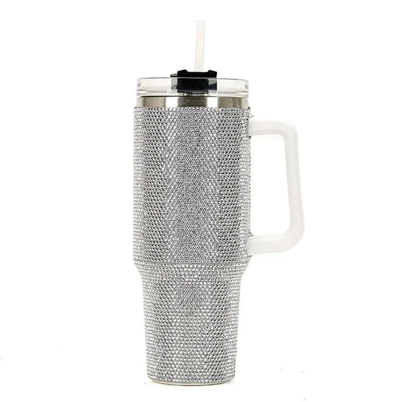 Empower Sips: Self Made Babes Exclusive Rhinestone-Embellished 40oz Coffee Mug - Elevate Your Hydration in Style